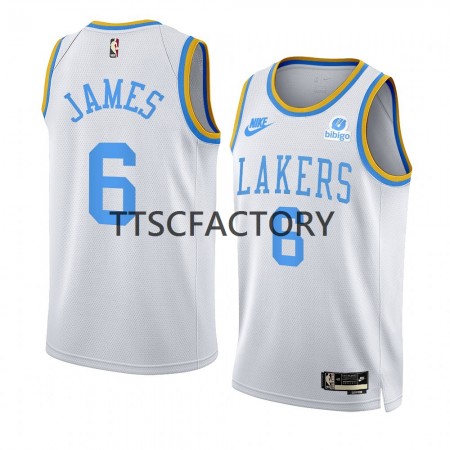 Dres Los Angeles Lakers LeBron James 6 Nike 2022-23 Classic Edition Bijela Swingman - Muške